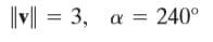 M = 3,
a = 240°
