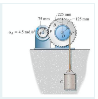 225 mm
75 mm
125 mm
as = 4.5 rad/s
D.
