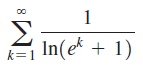 1
Σ
2 In(e
In(e* + 1)
k=1
