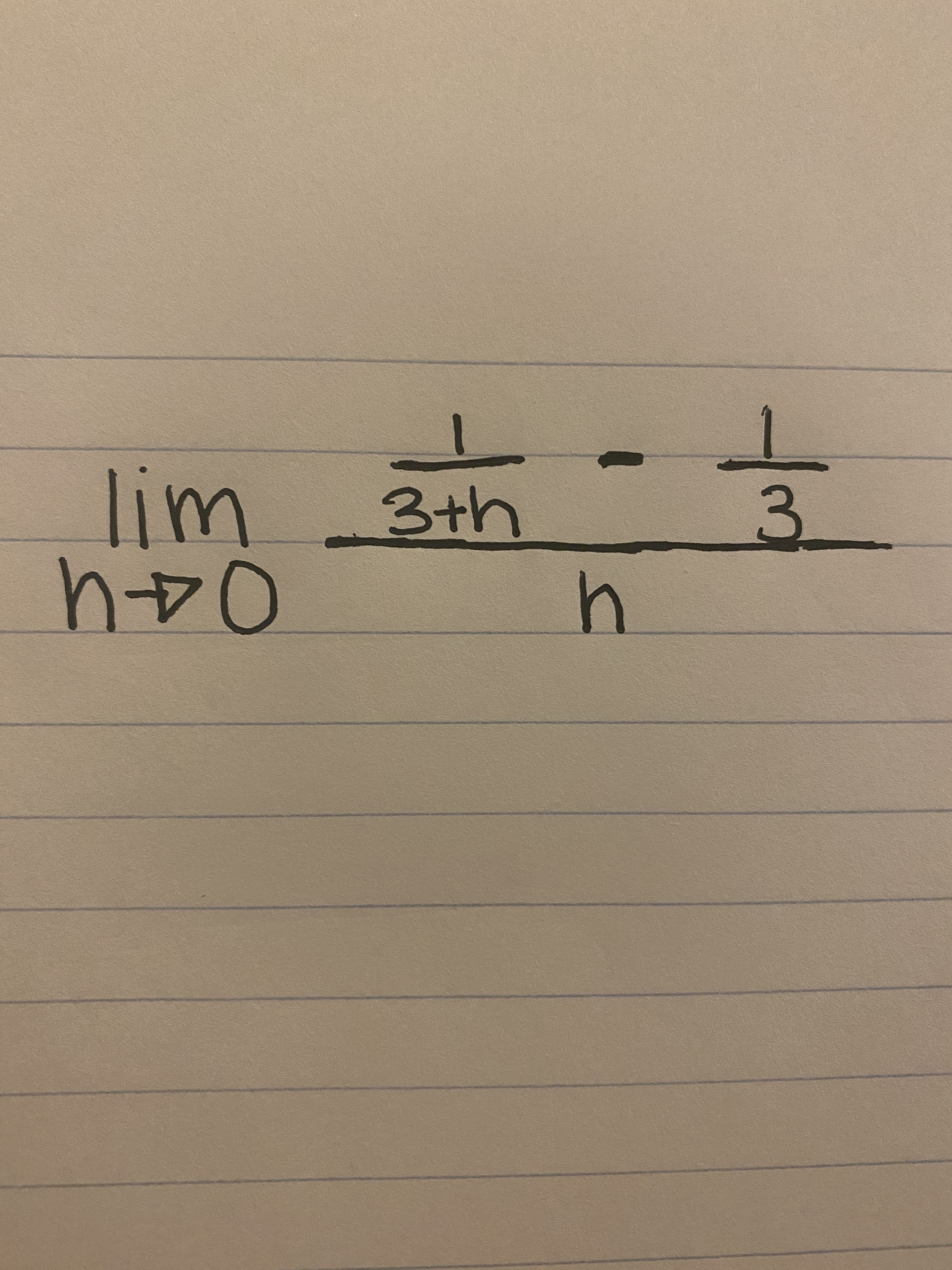 lim
3.
+th
3+h
