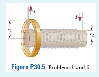 Figure P30.5 Problems 5 and 6.
