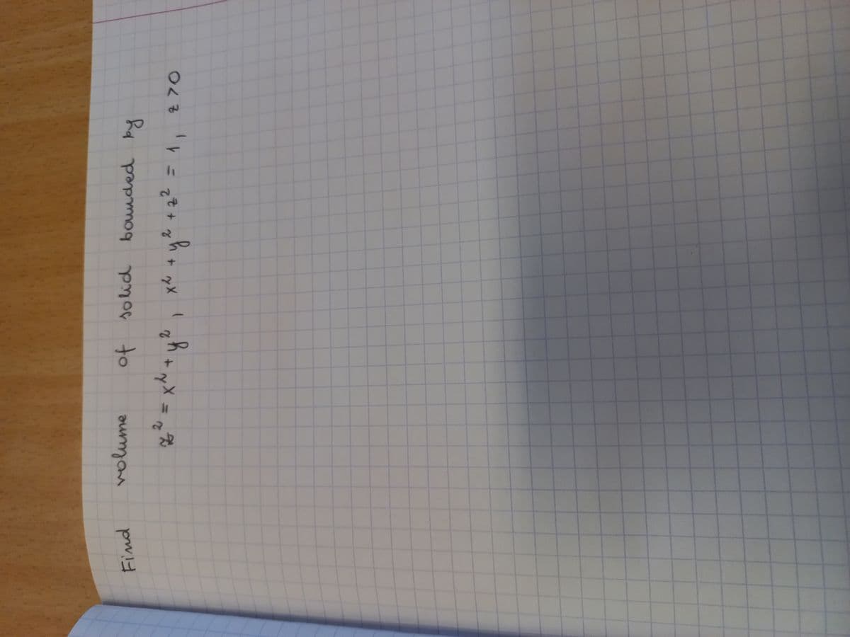 Find
2.
o to
solid bounded by
+.
