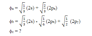 Фа
Фо
Фc=?
(2s) +
(2) - - F
(2px)
(2s)-(2px) +
А
(2py)