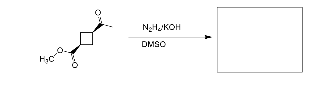 N2H4/KOH
DMSO
H3C
