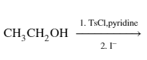 1. TsCl.pyridine
CH;CH,OH
2.1
