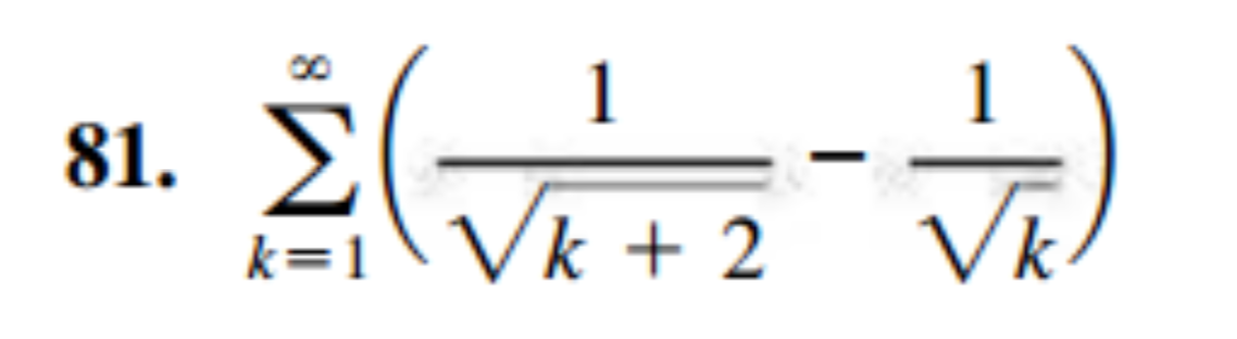 1
81. E
k=1\Vk + 2
