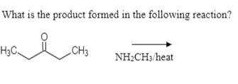 What is the product formed in the following reaction?
H3C
CH3
NH:CH;/heat
