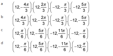 a
b
C
d
12,-
4π
3
F)( (12.²7) (-12.-).(-12.³
12,4층) (12-2종) (-12종) (-
3
12,-
등) (1
6
-12,
(124) (12-5-12,¹15) (-12-)
6
6
(12,5)(-12-11).(-12.
6
5개
3
5개
3
6