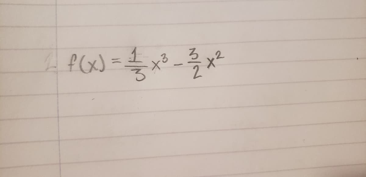 f(x) =
x3 _ 3
