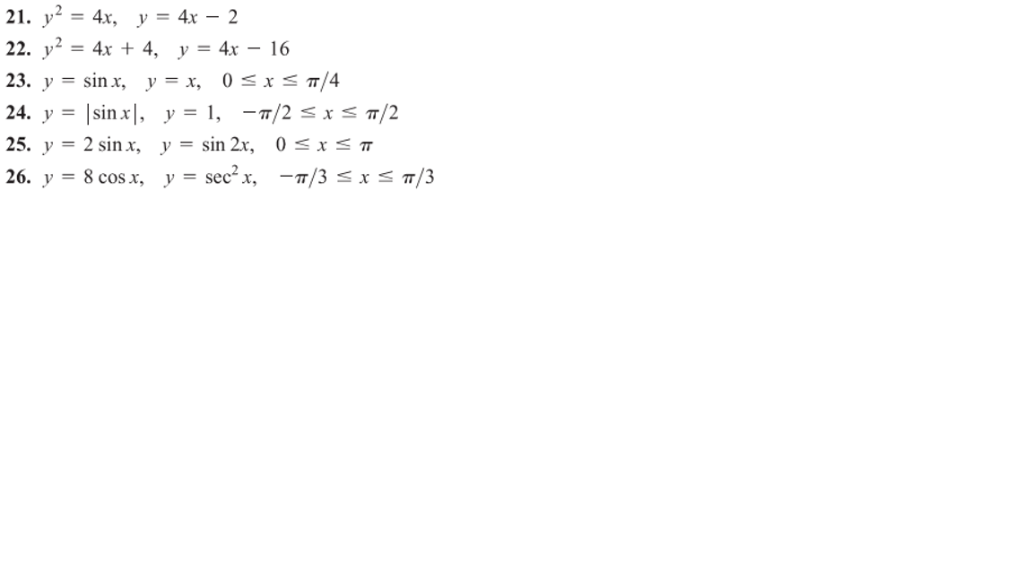 y = 4x,_y = 4x – 2
