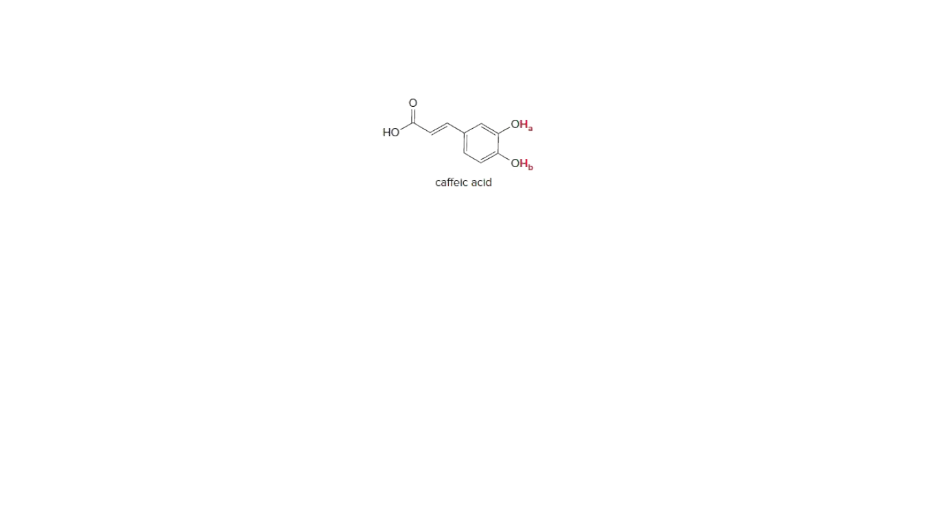 OH
HO
OH,
caffeic acid
