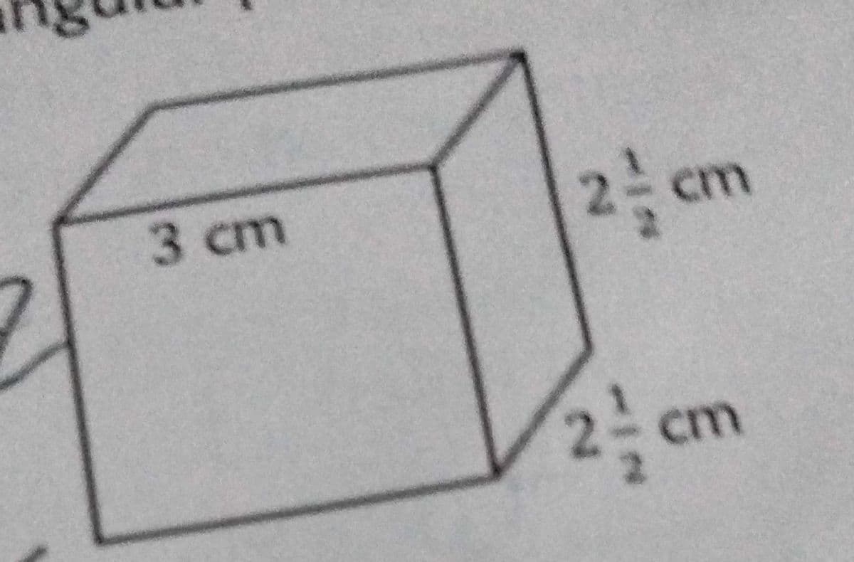 2 cm
3 cm
cm
2.
