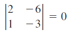 |2
-6|
= 0
| 1
-3
