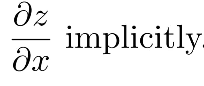 im
implicitly.
dx
