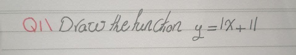 Q\ Draw he hnchon
