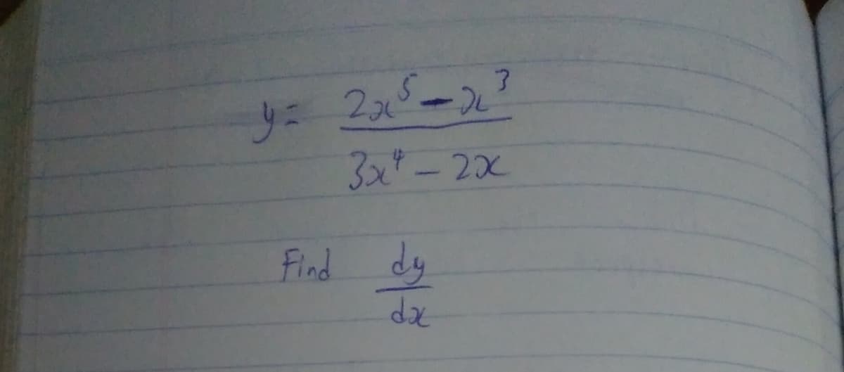 3
y= 22³-2²
3x4 - 2x
Find dy
da