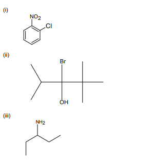 (i)
NO2
.CI
Br
Он
(ii)
NH2
