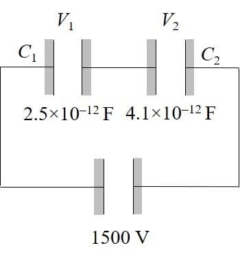 V1
V2
C
C2
2.5x10-12 F 4.1×10-12 F
1500 V
