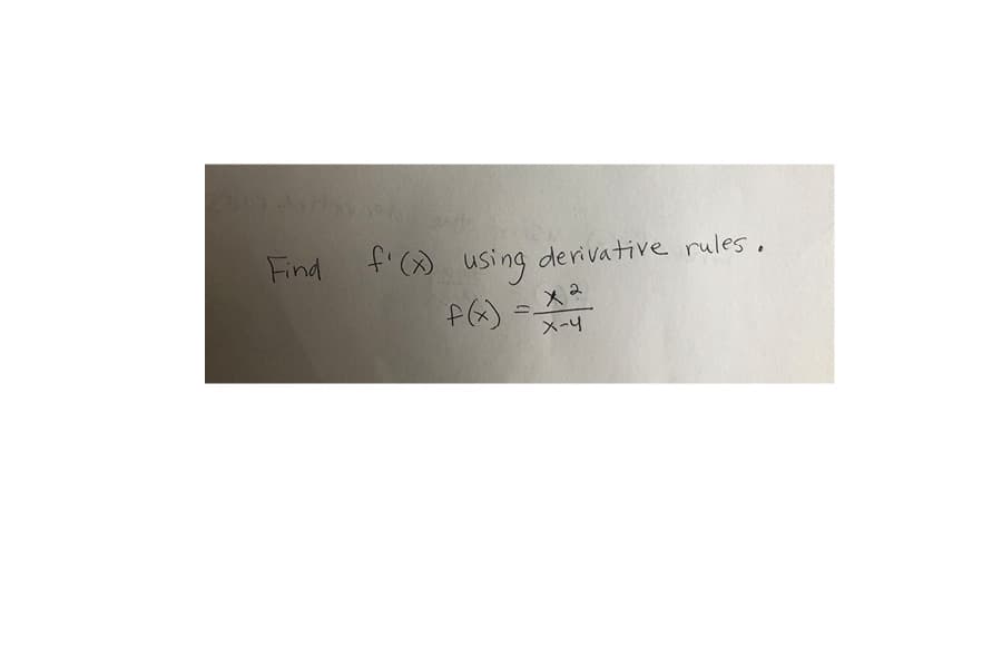 Find
f'( using derivative rules.
1)
メー4
