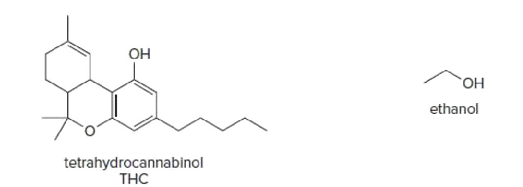 Он
HO,
ethanol
tetrahydrocannabinol
THC
