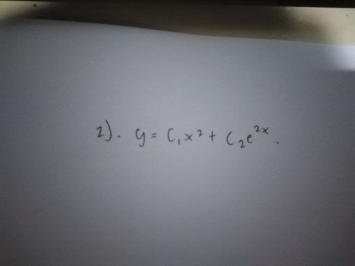 2). y = (₁ x ² + (₂²²*
2x