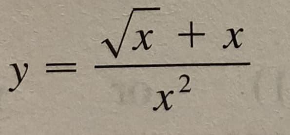 Vx +x
y =
2
X
