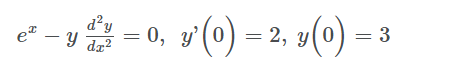 v (0) 2, w(0)
d'y
- 0, у (0)
2, у
= 3
et - Y dz?
dx²
