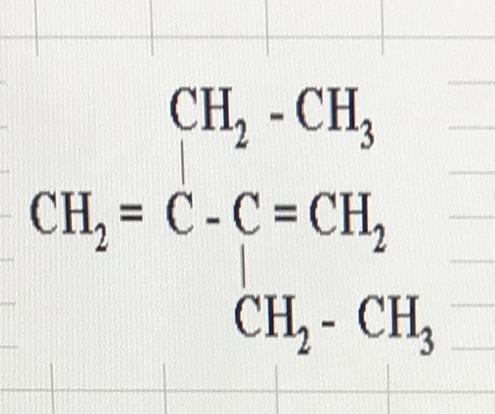 CH, - CH,
CH, = Ċ - C = CH,
%3D
CH, - CH,
