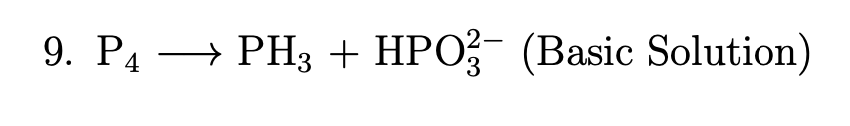 9. Ра — РH3 + HPО3 (Вasic Solution)
