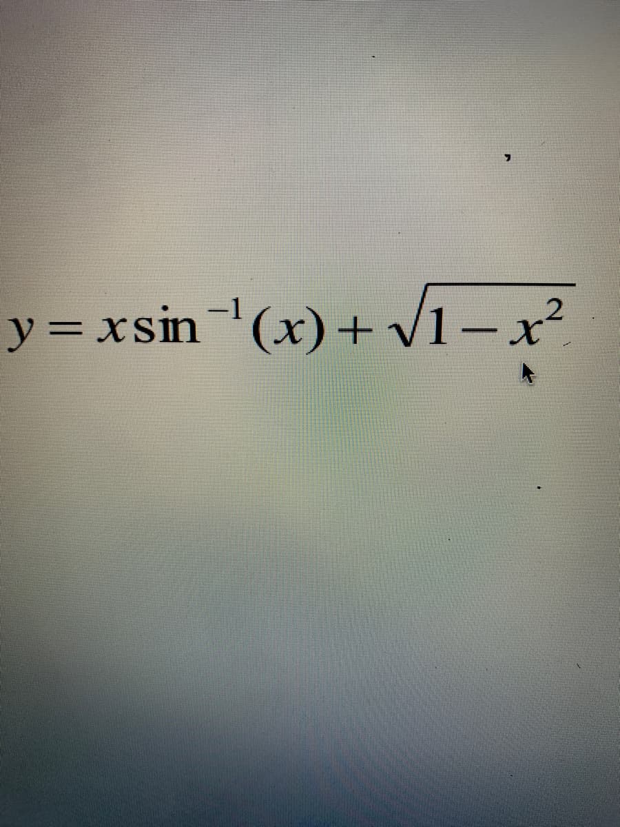 y = xsin(x)+ V1 x²
