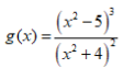 (x²–s)'
g(x) =.
(x² +4)*

