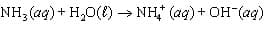 NH, (aq) + H,о(8) > Nң; (ag) + он (ag)
