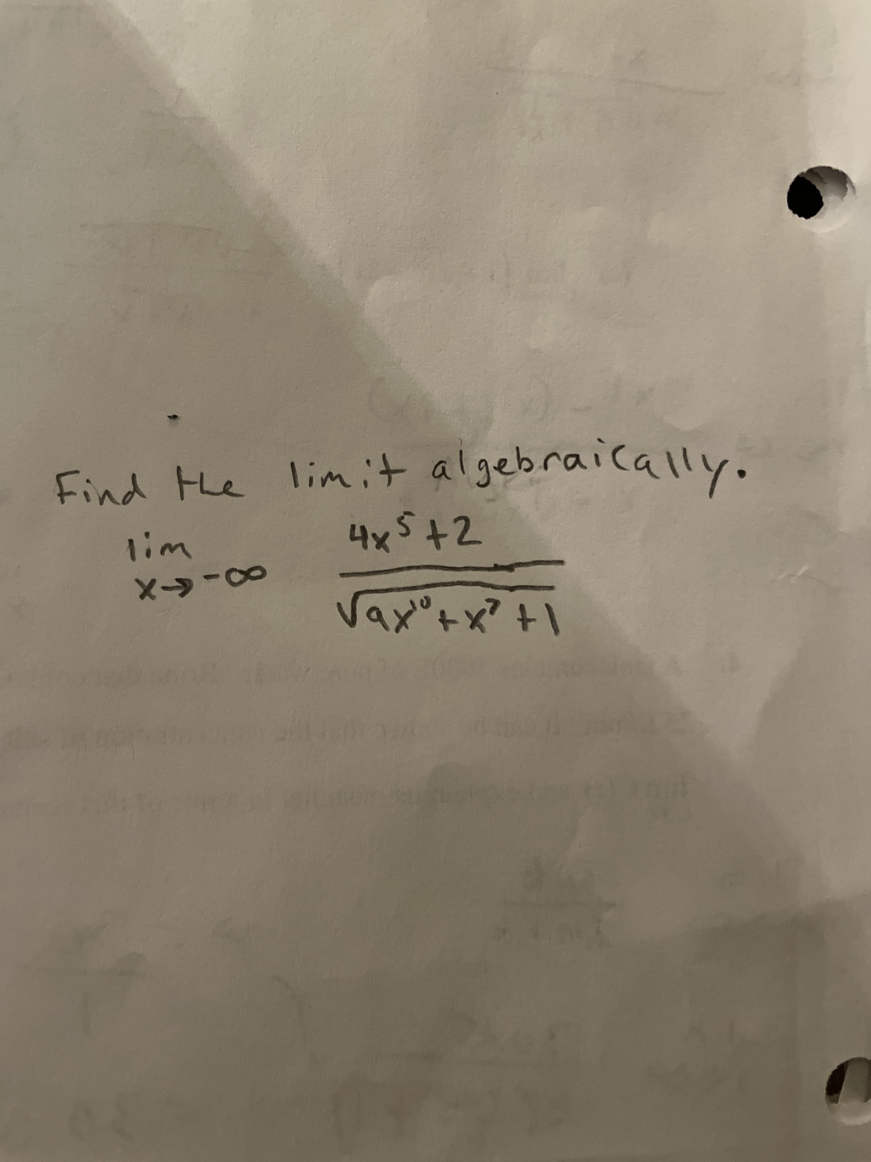 Vax°+x? +\
2168
てt5xh
limit algebraica
人
