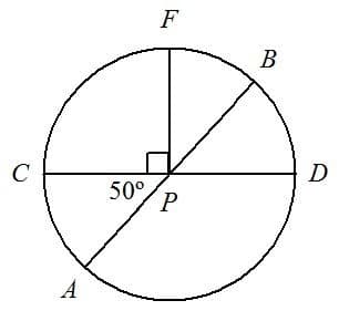 F
В
D
50°
P.
A
