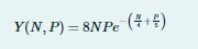 Y(N, P) = 8NPe
-(부+품)
