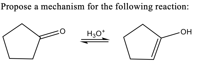 Propose a mechanism for the following reaction:
H30*
но
