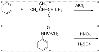 CH3
CH--CH-CH-CH3
AICI,
+
NHC-CH3
HNO3
H2SO4
