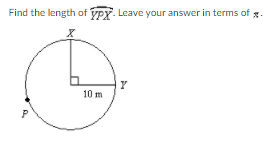 Find the length of ypy. Leave your answer in terms of g.
10 m
