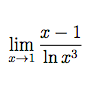 I - 1
lim
2+1 In r3
