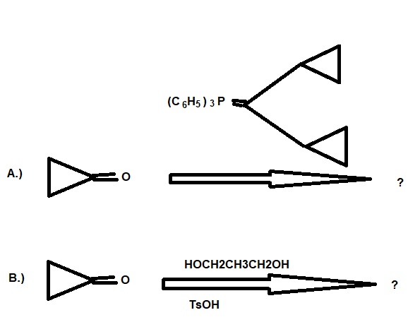 (C 6H5) 3 P
А.)
HOCH2CH3CH2OH
В.)
TSOH

