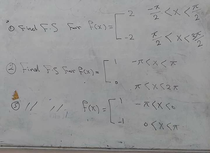 2く火く会
なくく器
O Sined F.S For Fex)=
x<
-2
2.
ー元くxく下
2 Find FiS For fcx) =
元くメく2て
る Fen=
ーズくX<6
fo)
○<Xく穴
