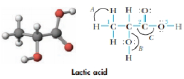 H.
H :0:
H-C
-H-
H :0
Lactic acid
