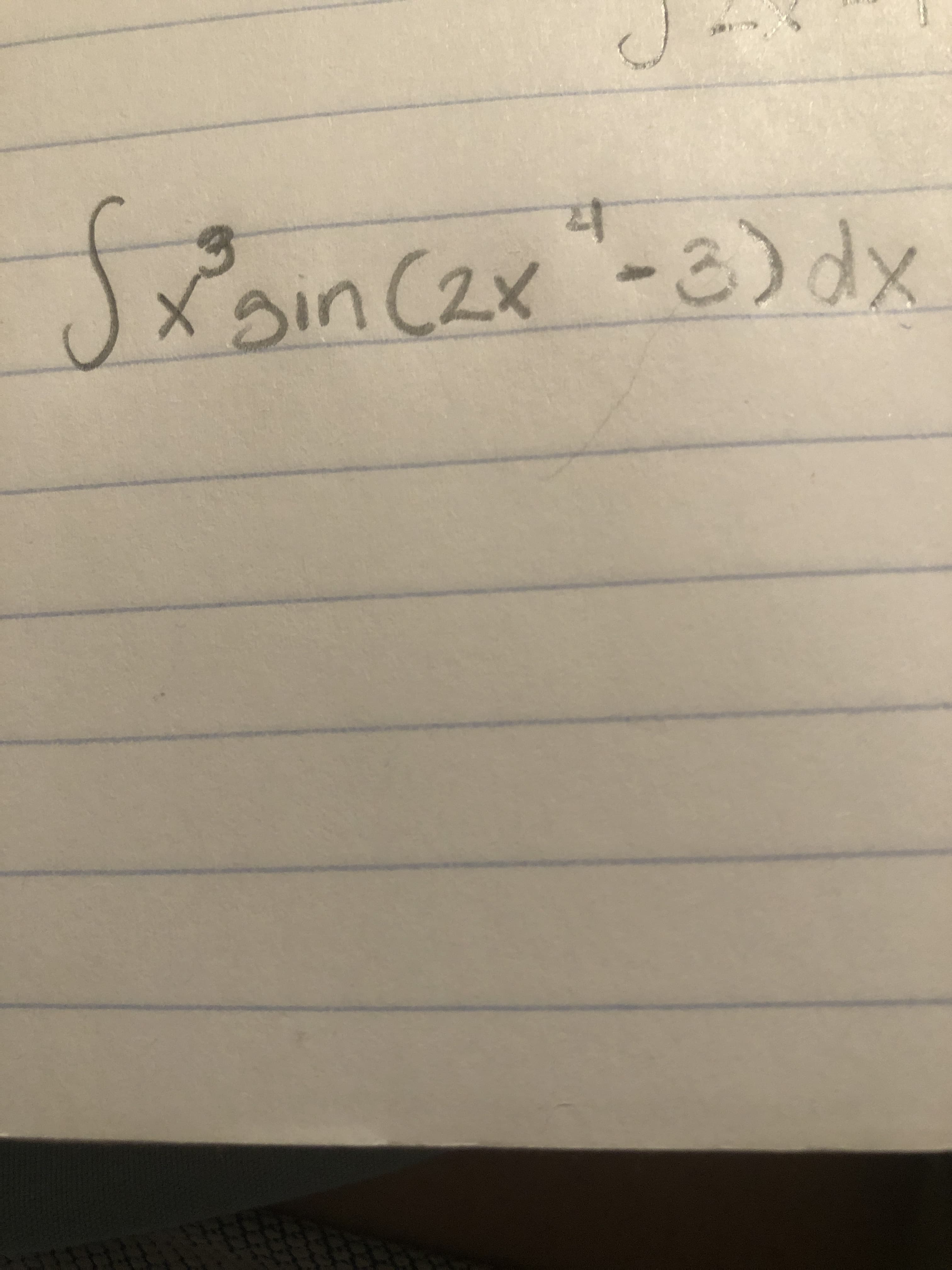 Jxsin (2x -8)dx
xp(2
