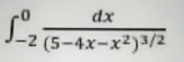 dx
2 (5-4x-x2)3/2
