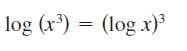 log (x) = (log x)³
3
