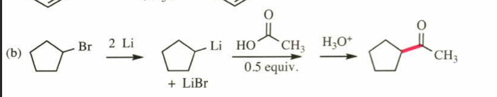 اس به سر
، Br 2 Li
+ LiBr
Li HO
CH, HẠO*
0.5 equiv.
CH;