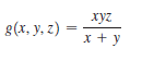 xyz
g(x, y, z)
x + y
