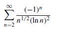 (-1)"
L2(In n)?
n=2
