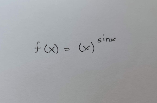 f(x) = (x)
sinx