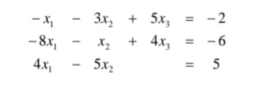 -2
— х,
- 8х,
Зх, + 5х,
+ 4x,
-6
X2
4x,
5x2
= 5
II
